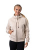 Ladies/Junior Cotton Care Kangaroo Pocket Zipper Hoodie
