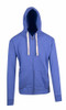 Mens Brushed Heavy Zip Fleece Hoodie
