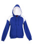 Ladies/Juniors Shoulder Contrast Zip Hoodie