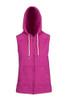 Ladies/Junior Heather Sleeveless Zip Hoodies - Greatness Range