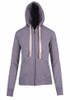 Ladies/Junior Heavy Zip Fleece Hoodie