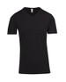 Men's Raw Cotton Wave V Neck T-Shirt