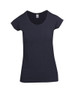 Ladies Marl Scoop Neck T-Shirt
