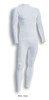 Full length white and silver tights for ladies and kids, featuring a fitted design and long sleeves.