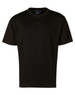 Men's cooldry short sleeve tee in black, featuring a round neck and a simple design. Includes a logo on the label.