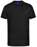 Men's ultra lightweight performance short-sleeve tee in black, featuring a logo on the tag.