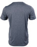 A grey short sleeve tee with a sleek design and a logo on the back.