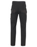 Heavy Duck Weave Dura-Wear work pants in black, featuring multiple pockets and a logo. Rear view depicted.