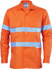 Hi Vis 3 Way Cool-Breeze Cotton Shirt with 3M R/Tape - Long Sleeve || 3947