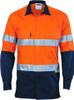 Hi Vis 3 Way Cool-Breeze Cotton Shirt with 3M R/Tape - Long Sleeve