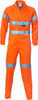 Hi Vis Cool-Breeze Orange Lightweight Cotton Coverall with 3M R/Tape