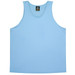 A light blue singlet with a logo, designed for kids. It features a classic sleeveless style.