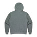 A grey kids' hoodie with a hood and long sleeves, featuring a plain back design.