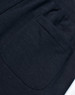 A dark grey pair of poly/cotton terry sweat pants featuring a back pocket. The fabric is soft and textured.