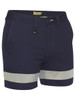 Taped Stretch Cotton Drill Short Short