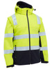 Taped Two Tone Hi Vis 3 in 1 Soft Shell Jacket