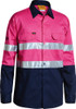 Taped Hi Vis Cool Lightweight Drill Shirt || BS6896