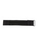 A black cummerbund extender with a hook-and-loop fastening and a metal buckle. It features a plain design without logos.