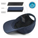 A navy Bamboo Cap with a patented soft fibre fastener and Cool Dry performance features. Interior details visible.