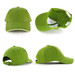 A green Navigator Cap featuring a structured design and a branded logo, displayed from multiple angles.