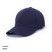 A navy cap featuring a structured silhouette and a logo on the front. Ideal for sports or casual wear.