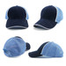 A navy blue cap with a light blue mesh design and a branded logo on the front. Features a classic curved peak.