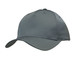 A grey sports cap with a curved brim and subtle branding, designed for comfort and style.