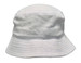 A white Terry Towelling Bucket Hat featuring a soft texture and a simple design, complete with a logo.