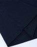 A navy blue premium cotton short-sleeve T-shirt with smooth fabric and detailed stitching. Features a logo.