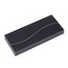 A sleek black gift box with a wavy design on the top, suitable for packaging kitchenware or gourmet items.