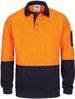 Hi Vis Rugby Top Windcheater with Two Side Zipped Pockets