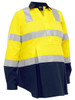 Women's Taped Two Tone Hi Vis Closed Front Maternity Shirt
