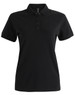 Ladies Ultrafine Cotton Pique Short Sleeve Polo