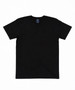 A black Classic Tee t-shirt with a round neckline and short sleeves, featuring a label on the inside.