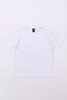 A white singlet shirt featuring a label and a simple design. Suitable for casual wear.