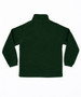 A green Everest Polar Fleece Full Zip jacket featuring a high collar and long sleeves, with a logo on the back.