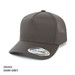 A dark grey A-Frame Seamless Mesh Cap featuring a mesh back and a branded logo on the front.