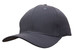 A grey cotton twill cap with a buckle, featuring a curved brim and a simple logo.