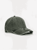 A stone-coloured chino cotton cap with a curved brim and a logo on the side.