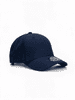A navy blue brushed twill cap with a logo on the front. It features a classic baseball cap design.