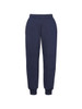 Double Knee Fleece Track Pants with Ribbed Cuffs