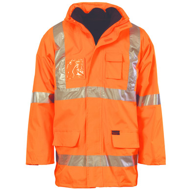 Dnc Workwear Hi-vis Cross-back D/n 6-in-1 Jacket - 3999 main image 1