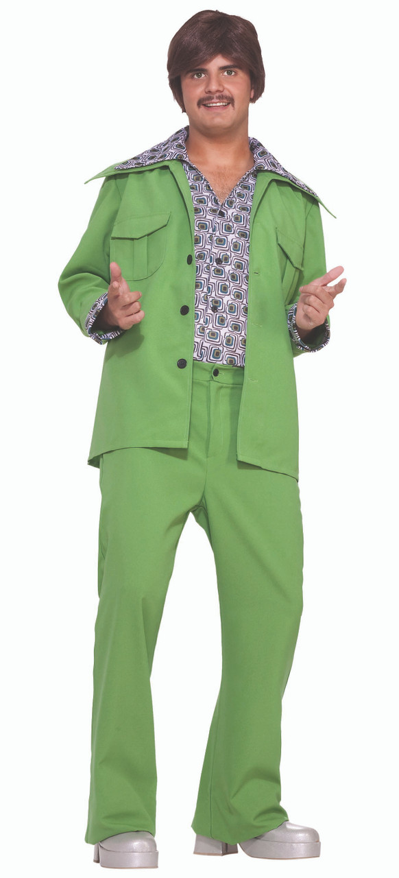 green leisure suit