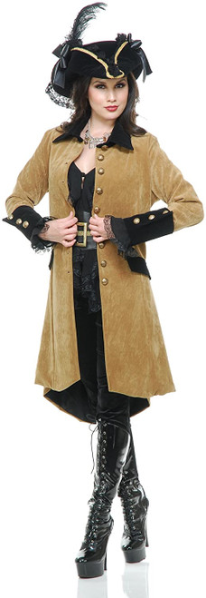 Elegant Pirate Woman Coat Elegant Pirate Woman Coat