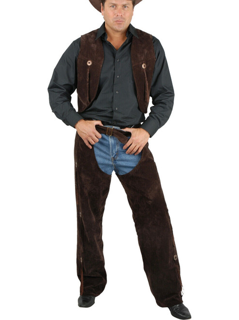 Men's Suede Chaps & Vest