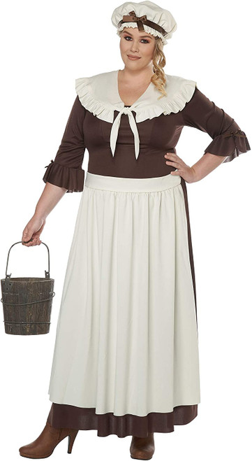 Plus Size Colonial Village Woman