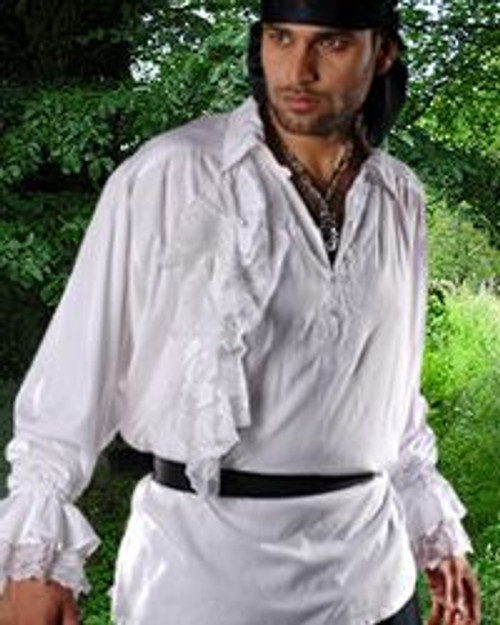 Roberto Cofresi Pirate Shirt with Detachable Ruffle Roberto Cofresi Pirate Shirt with Detachable Ruffle