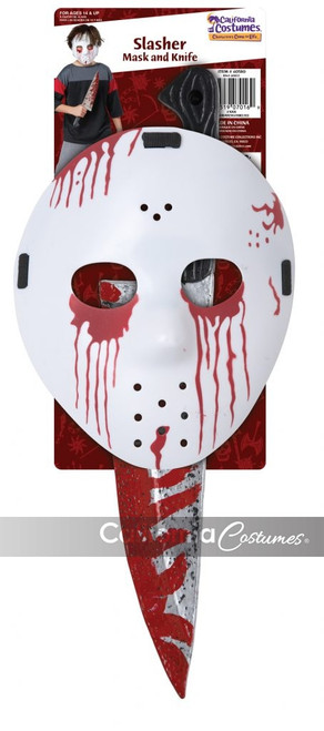 Slasher Hockey Mask & Knife
