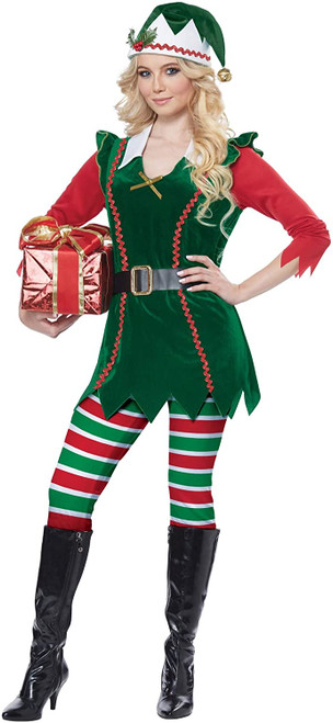 Festive Elf Ladies' Christmas Costume Festive Elf Ladies' Christmas Costume