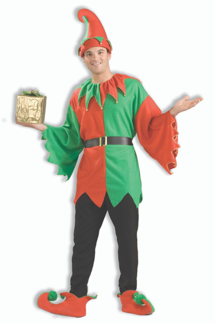 Santa's Helper Unisex Adult Elf Costume